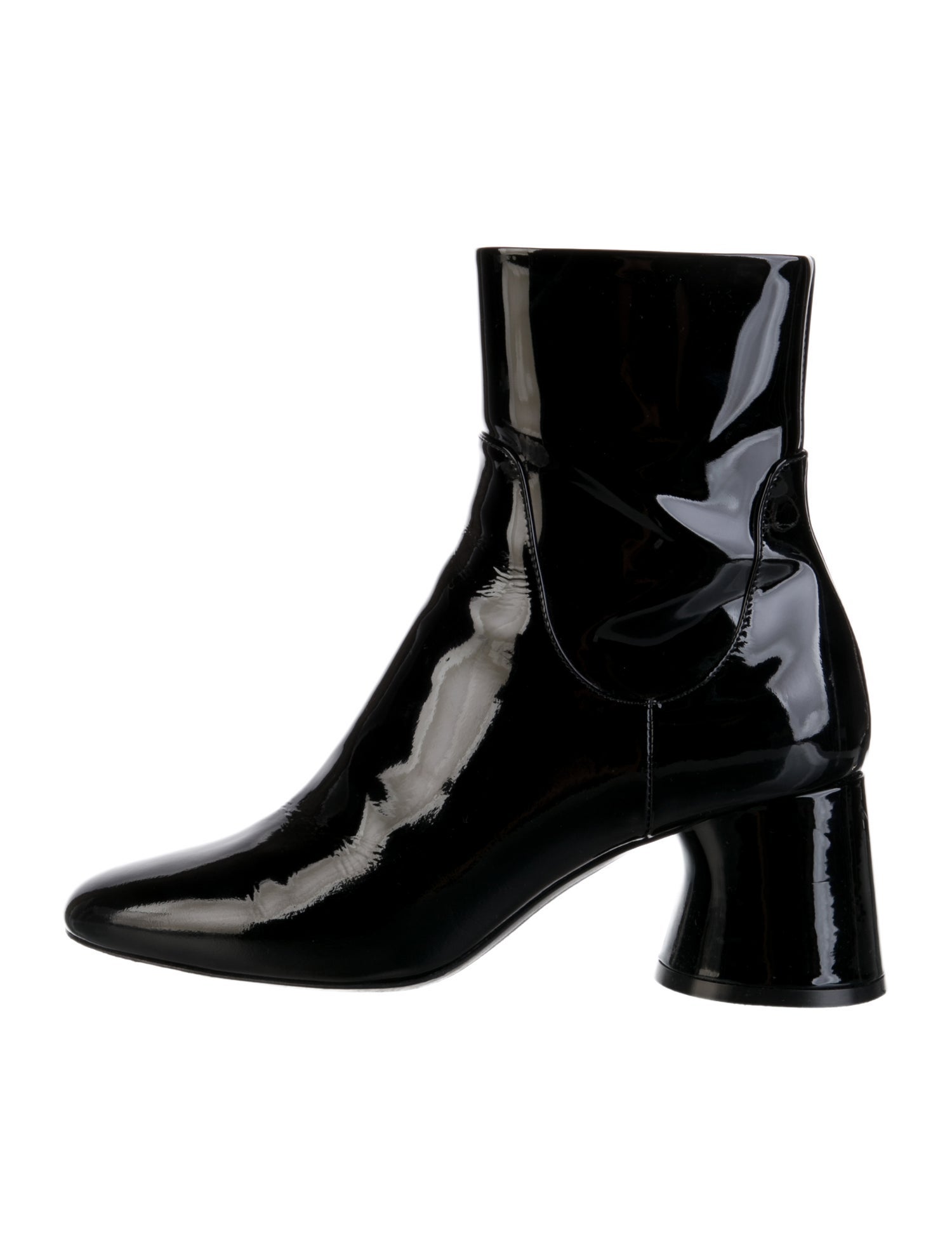 Khaite Patent Leather Sock Boots